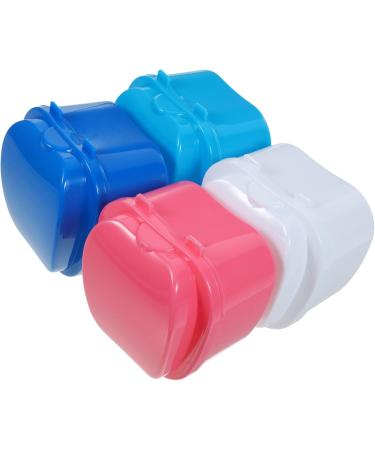 Lurrose 16 STK Orthodontic Retainer Case | Travel Prosthesis Box with Filter Layer & Brush - Durable ABS Container for Clear Aligners & Dental Appliances - Buy Online on GoSupps.com