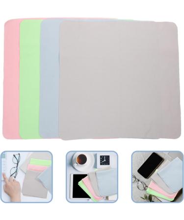 Buy Hemoton 4pcs Large Colored Lens Cleaning Cloths - Optimal Eyeglass Wipes for Crystal Clear Vision - Buy Online on GoSupps.com