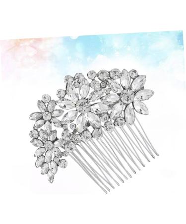 DOITOOL Bride Comb Rhinestone Comb Green Faux Fur Scrunchies Pearl Hair Clip Pearl Veil Wedding Headpiece for Bride Rhinestone Hair Comb Crystal Headpiece Rhinestones Accessories - Buy Online on GoSupps.com