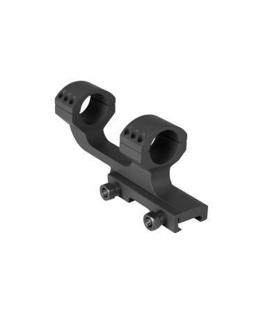 Monstrum Offset Cantilever Dual Ring Scope Mount | 1 inch Diameter Black