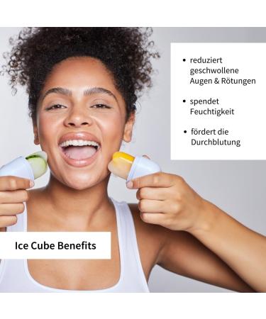 Fleeky Ice Cube Roller-Face Scooter with Jade Stone | Skin Lighting Swelling Reduction & Anti-Aging | Radiant Skin Solution - Buy Online on GoSupps.com