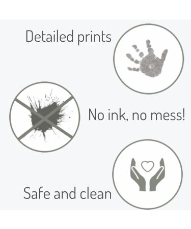 BUSHBABY Inkless Hand & Footprint Kit Inkless Handprint Kit Inkless Paw Print Kit Newborn Keepsake Essential Baby Girl Gifts New Born Baby Shower Gifts for Mum Baby Ink Pads for Hands and Feet 2 wipes Pink - Buy Online on GoSupps.com
