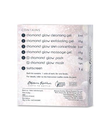 Aroma Magic Diamond Glow Facial Kit - 6 Steps Rejuvenating Skincare Set for All Skin Types | Restores Softness & Glow - International Shipping Available - Buy Online on GoSupps.com