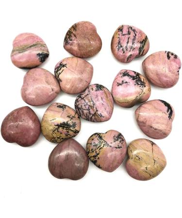 Beautiful 1PC Natural Rhodonite Heart Crystal Specimen Reiki Home Decoration Natural Quartz Crystals Reiki Stone ERTEYIN - Buy Online on GoSupps.com