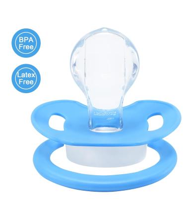 Shop LittleForBig Large Shield Pacifier Generation II - Adult Size Blue | International Shipping Available - Buy Online on GoSupps.com