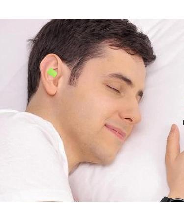 Buy 5 Pairs Reusable Sponge Ear Plugs - PU Noise Cancelling Earplugs for Hearing Protection | Calm Earplugs for Sleeping Studying & Concerts - Green - Buy Online on GoSupps.com