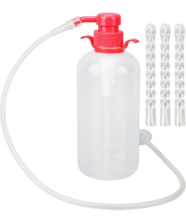 Vaginal Douche 600ml - 3 Nozzles 9 Holes Easy to Use with Removable Silicone Design - International Shipping Available - Buy Online on GoSupps.com