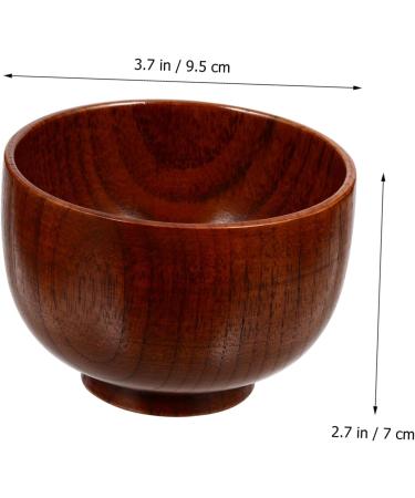 Frcolor 8th Razor Cleaning Bowl & Wooden Shaving Soap Mug - Travel Razor & Salad Bowl - Versatile Soy Sauce Dish - Buy Online on GoSupps.com