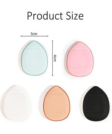 Fingertip Air Cushion Mini Finger Powder Puff Face Concealer Powder Makeup Setting Dry and Wet Dual-use Non Latex Dressing No Powder (10 Pieces of Bright Colors are Delivered Randomly) - Buy Online on GoSupps.com