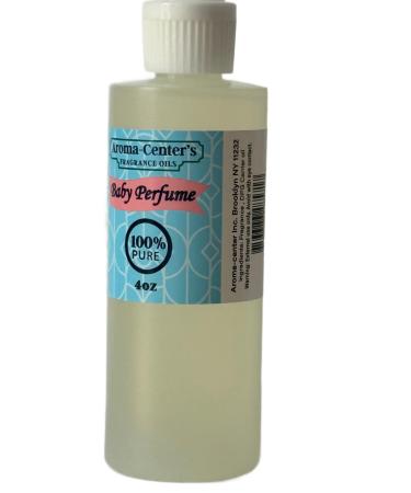 Essential Baby Fragrance body oil. Alcohol free powder fresh scent for Men and Women (4 OZ) 4 Fl Oz (Pack of 1)