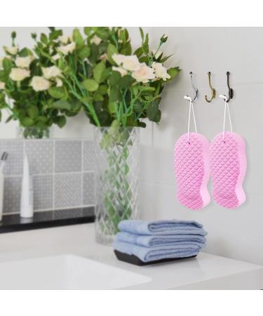 2 PCS Ultra Soft Exfoliating Bath Sponges - Dead Skin Remover for Adults, Children, and Pregnant Women (Pink) - Buy Online on GoSupps.com