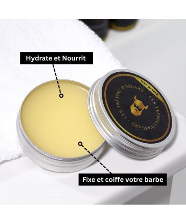  MAX BARBER MAX BARBER - Asgard Beard Balm - Moisturizes Holds in Place and Styles - Enriched with Aloe Vera & Argan Oil - 40g - Buy Online on GoSupps.com