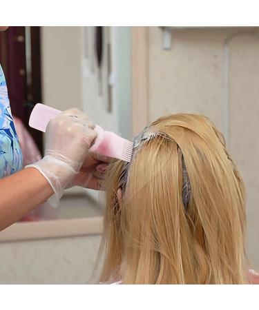 Yebeauty Root Comb Applicator Bottle Set - 6oz Hair Dye Brush with Scale, Pink - 2 Pack - Buy Online on GoSupps.com