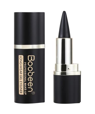 Boobeen Eyeliner Pencil - Black Eyeliner Pen Gel - Quick Drying Formula Eye Liner - Waterproof Smudge-proof All Day Eyeliner Makeup - Long Lasting Create Statement Eye Look