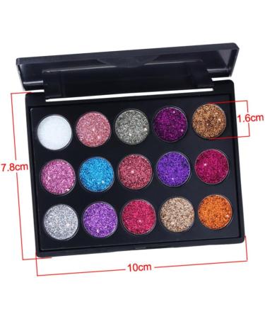 FOMIYES 15 Cosmetic Pallet Shadow Pearly Matte Eye Makeup Combination Colors Lustre - Buy Online on GoSupps.com