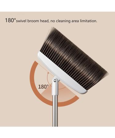 Dustpan with Long Handle | Long Handle Dustpan with U-Shaped Magnetic Snap | Household Dustpans for Kitchen Fireplace Hallway Balcony Study Room Bedroom Utoya - Buy Online on GoSupps.com