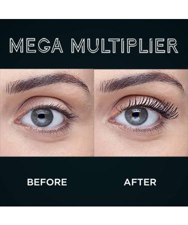 Revlon Mega Multiplier Mascara Black 8.5ml - Lengthening and Volumizing Formula - Buy Online on GoSupps.com