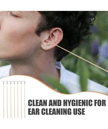 20pcs Bamboo Ear Cleaning Sticks | Goose Feathered Wood Ear Picks | Chinese Ear Scraper & Wax Remover - Ear Care Cleaning Tool - Buy Online on GoSupps.com