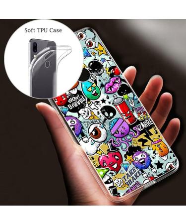 KJYFOANI Phone Case for Unihertz Jelly Star (3.00") Shockproof Bumper Soft Cover Shell Ultra-Slim Stylish X Anti-Yellowing Protection Case for Unihertz Jelly Star for Women/Girl - Graffiti - Buy Online on GoSupps.com