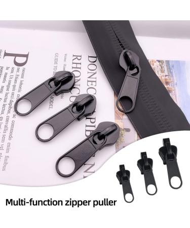Mqlsaeri Zipper Slider Replacement - 18 Pack Removable Zipper Pulls for Jackets Backpacks & Suitcases - Black - Buy Online on GoSupps.com