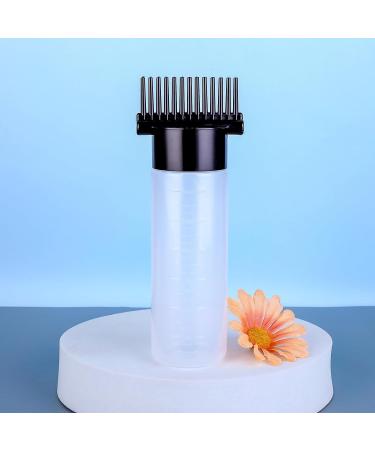 Root Comb Applicator Bottle 6oz - Hair Dye & Scalp Treatment Brush with Graduated Scale - Buy Online on GoSupps.com