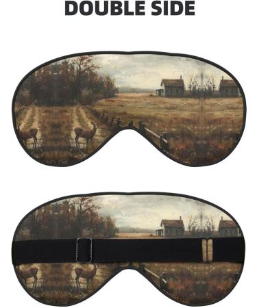 SSIMOO Deer Soft Sleep Eye Mask | Breathable Travel Eye Patch for Relaxation | Perfect for Women - Buy Online on GoSupps.com