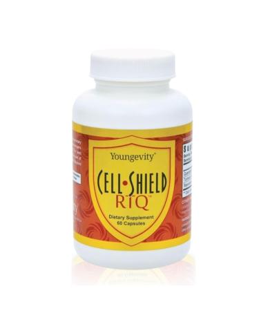 Youngevity Resveratrol Turmeric Quercetin RTQ Cell Shield - 60 Capsules (Pack of 2)