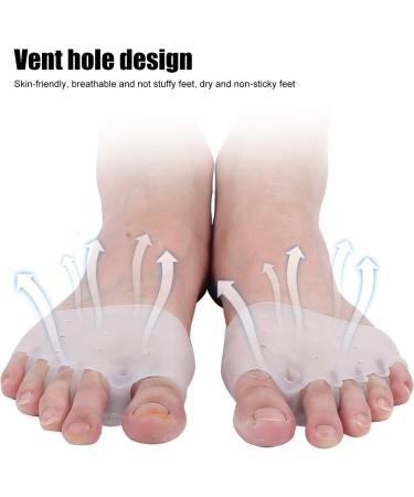 Bunion Corrector - Transparent Toe Straightener for Hallux Valgus - High Elasticity SEBS Material - 5 Holes Design - Buy Online on GoSupps.com