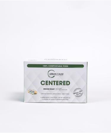Centered (Medium Roast) | 100% Compostable Single Serve K-Cup Coffee Pods | 12 Count for Keurig Coffee Makers | Single Origin (Colombia) | Women-Led Farms