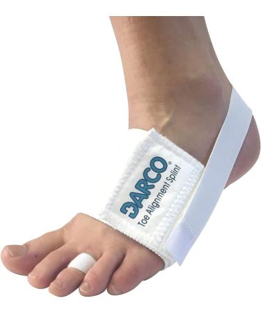Darco Low Profile Toe Brace - One Size White | Comfort & Support for Fast Recovery | International Shipping Available - Buy Online on GoSupps.com