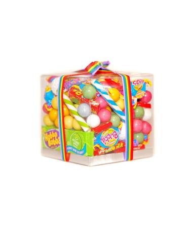Bubblegum Mega Mix' Gift Cube with Ribbon Perfect Retro Birthday Christmas...