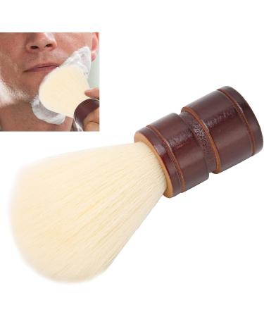 Premium Shaving Brush for Men - Soft Nylon Wool Wooden Handle | Professional Bar Cleaning Tool for Home & Salon - Buy Online on GoSupps.com