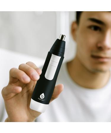 Pursonic Precision Nose & Ear Hair Trimmer | Painless Eyebrow & Facial Hair Trimmer for Men & Women | Battery Operated Grooming Tool - Buy Online on GoSupps.com