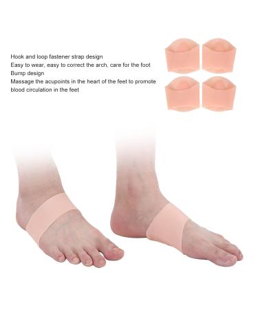Flat Foot Socks & Insoles - Thick Foot Pad for Comfort | Elastic & Portable for Home & Outdoor Use (Bright Skin Tone L Size) - Buy Online on GoSupps.com