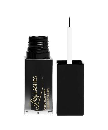 Lilly Lashes Click Magnetic Liquid Eyeliner - Waterproof Black Eyeliner Glue for Magnetic Eyelashes - Easy Application for Fake Lashes - Rectangle Box Packaging - Buy Online on GoSupps.com