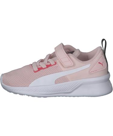 PUMA Kids Flyer Runner V INF Sneaker - 8 UK Child - Puma White/Lotus Paradise Pink - Buy Online on GoSupps.com