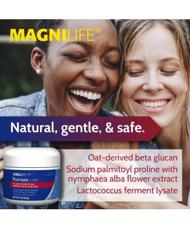 Psoriasis Care+ Natural Moisturizer for Itch and Pain Relief - Reduces Redness, Scaling and Flaking on Body & Scalp - Unscented, Non-Toxic - 2oz - Buy Online on GoSupps.com