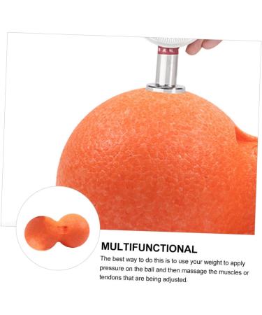 Solustre 2 STK Peanut Massage Ball - Handheld Muscle Roller for Yoga & Foot Massage - EPP Double Ball Massage Device for Total Body Relaxation - Buy Online on GoSupps.com