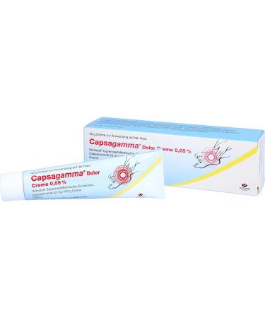 Capsagamma Dolor Cream 0.05% - Fast Relief for Pain & Discomfort | 40g - International Shipping Available - Buy Online on GoSupps.com