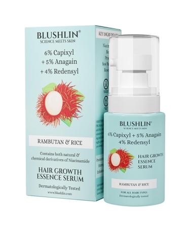 Hair Growth Serum with 3% Redensyl 6% Capixyl & 5% Anagain with Rosemary Oil | Hair Serum for density & Volume |Controls Hair Fall & frizz | Hair Serum For Women & Men | 30ml