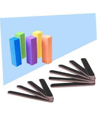 minkissy 1 Set Fingernail Kit Toenail Files Buffers Nail Buffer Sanding Block Black Nail Polish Acrilic Nails Kit Nail Shaper File Mini Nail Files Wedding Hats for Women Nail Brush Kit Tool - Buy Online on GoSupps.com