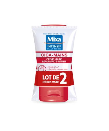 Mixa Cica-Mains Intense Repair Hand Cream Pack of 2 x 50 ml