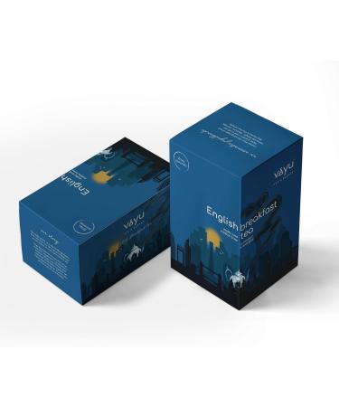 Vayu English Breakfast Tea (100% Assam) - 20 Individually Wrapped tea bags - Buy Online on GoSupps.com