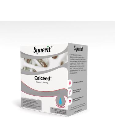 Calceed Calcium Supplement Powder Packets 1200mg Organic Calcium Supports Healthy Bones & Muscle Function | 30 Packets - Buy Online on GoSupps.com