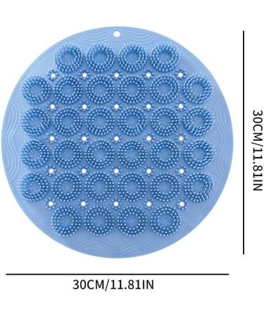 Buy Red Foot Scrubber Mat for Shower Non-Slip Foot Cleaner & Massage Device for Spa Care Peeling and Pain Relief International Shipping Available - Buy Online on GoSupps.com