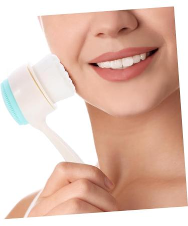 Housoutil Manual Face Brush Face Brush with Holder Facial Brush with Holder Cleaning Tool Pore Cleaner Cleaning Brush Pore Deep Cleansing Brush Hair Accessories Abs Skin Care Child - Buy Online on GoSupps.com