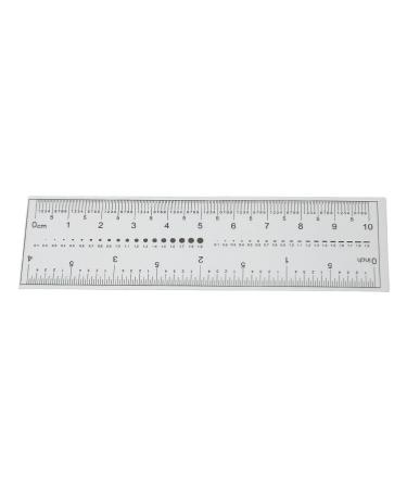 Nail Measuring Ruler Set | 10-Piece Ultra-Thin Transparent Tool for Precise Artificial Nail Measurement | International Shipping - Buy Online on GoSupps.com