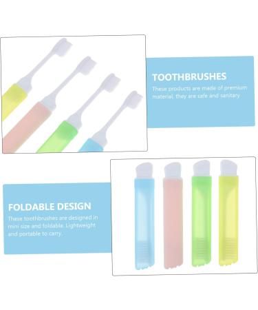 Healeeved 12th Trip Foldable Travel Toothbrush - Wide Head Kids Toothbrush Tongue Brush & Portable Hiking Tools - Bulk Purchase Available - Buy Online on GoSupps.com