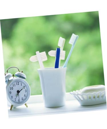 TOVINANNA Double-Headed Tooth Cleaning Tool - 8 Pack Denture Brush for Prosthesis Care & Oral Hygiene - Buy Online on GoSupps.com