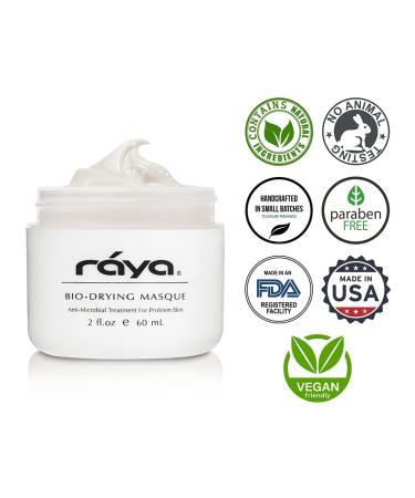 Raya Bio-Drying Masque | Best Facial Treatment Mask for Oily & Acne-Prone Skin | Minimizes Pores Reduces Oil | International Shipping Available - Buy Online on GoSupps.com